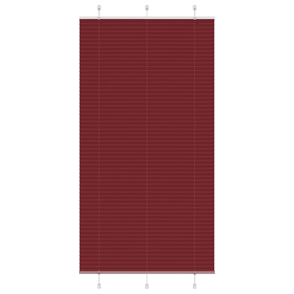 Vidaxx Plissee-Rollo 105x200cm Stoffbreite 104,4cm Burgunderrot