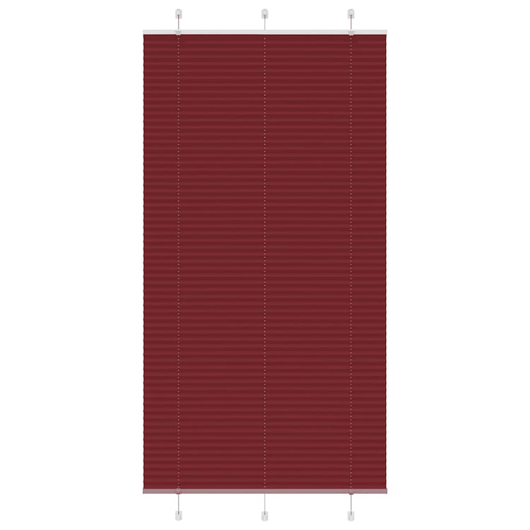 Vidaxx Plissee-Rollo 105x200cm Stoffbreite 104,4cm Burgunderrot