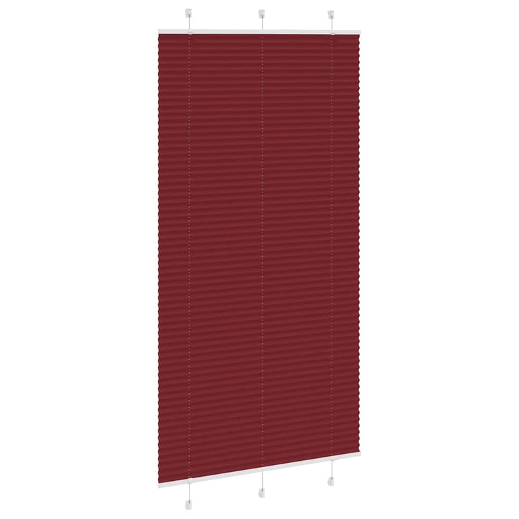 Vidaxx Plissee-Rollo 105x200cm Stoffbreite 104,4cm Burgunderrot