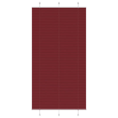 Vidaxx Plissee-Rollo 110x200cm, Stoffbreite 109,4cm, Burgunderrot