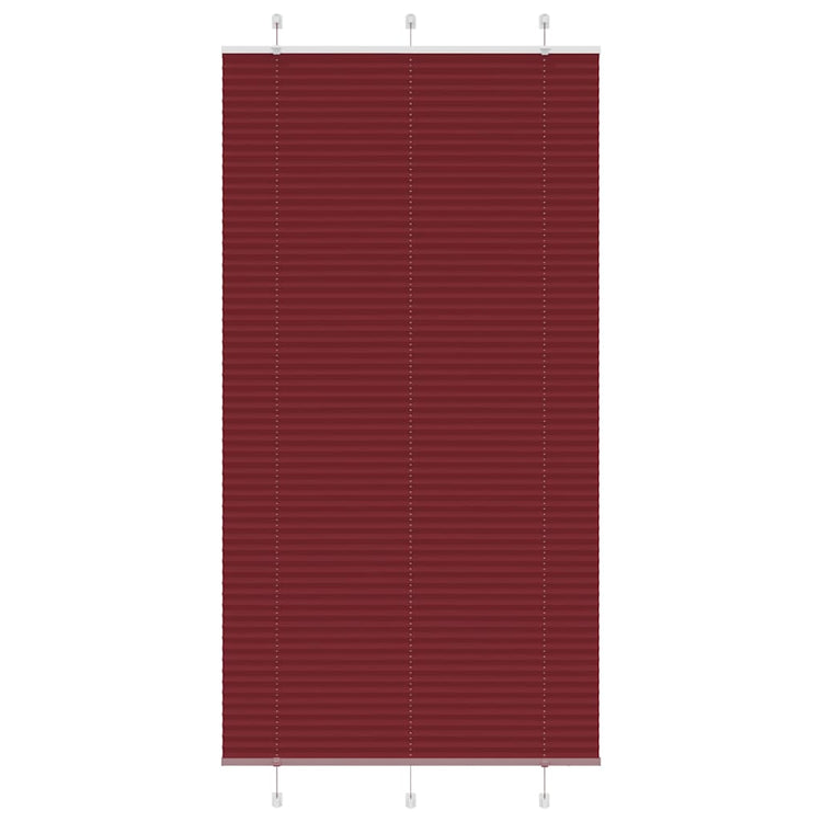 Vidaxx Plissee-Rollo 110x200cm, Stoffbreite 109,4cm, Burgunderrot