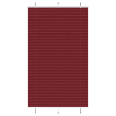 Vidaxx Plissee-Rollo 115x200cm, Stoffbreite 114,4cm, Burgunderrot