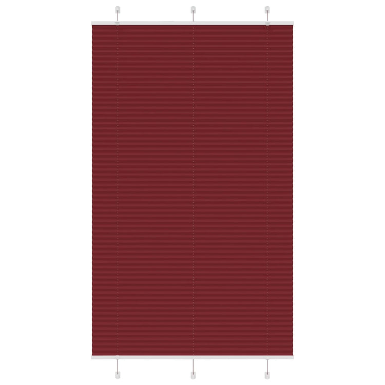 Vidaxx Plissee-Rollo 120 x 200 cm, Stoffbreite 119,4 cm, Burgunderrot