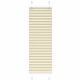 Vidaxx Plissee-Rollo 40x100 cm Stoffbreite 39,4 cm Polyester Creme - afbeelding 2
