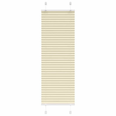 Vidaxx Plissee-Rollo 40x100 cm Stoffbreite 39,4 cm Polyester Creme
