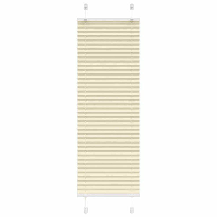 Vidaxx Plissee-Rollo 40x100 cm Stoffbreite 39,4 cm Polyester Creme