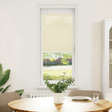 Vidaxx Plissee-Rollo 45x100 cm Stoffbreite 44,4 cm Polyester Creme - afbeelding 1