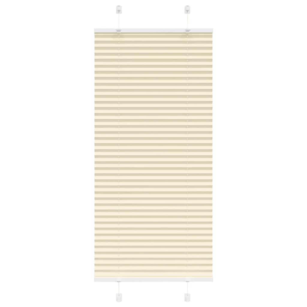 Vidaxx Plissee-Rollo 55x100 cm Stoffbreite 54,4 cm Polyester Creme