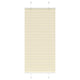 Vidaxx Plissee-Rollo 65x100 cm Stoffbreite 64,4 cm Polyester Creme