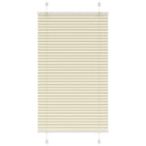 Vidaxx Plissee-Rollo 70x100 cm Stoffbreite 69,4 cm Polyester Creme - afbeelding 2