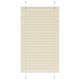 Vidaxx Plissee-Rollo 75x100 cm Stoffbreite 74,4 cm Polyester Creme