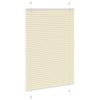 Vidaxx Plissee-Rollo 85x100 cm Stoffbreite 84,4 cm Polyester Creme