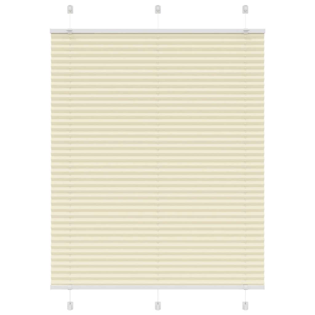 Vidaxx Plissee-Rollo 105x100cm Stoffbreite 104,4cm Polyester Creme
