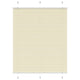 Vidaxx Plissee-Rollo 105x100cm Stoffbreite 104,4cm Polyester Creme