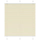 Vidaxx Plissee-Rollo 120x100cm Stoffbreite 119,4cm Polyester Creme