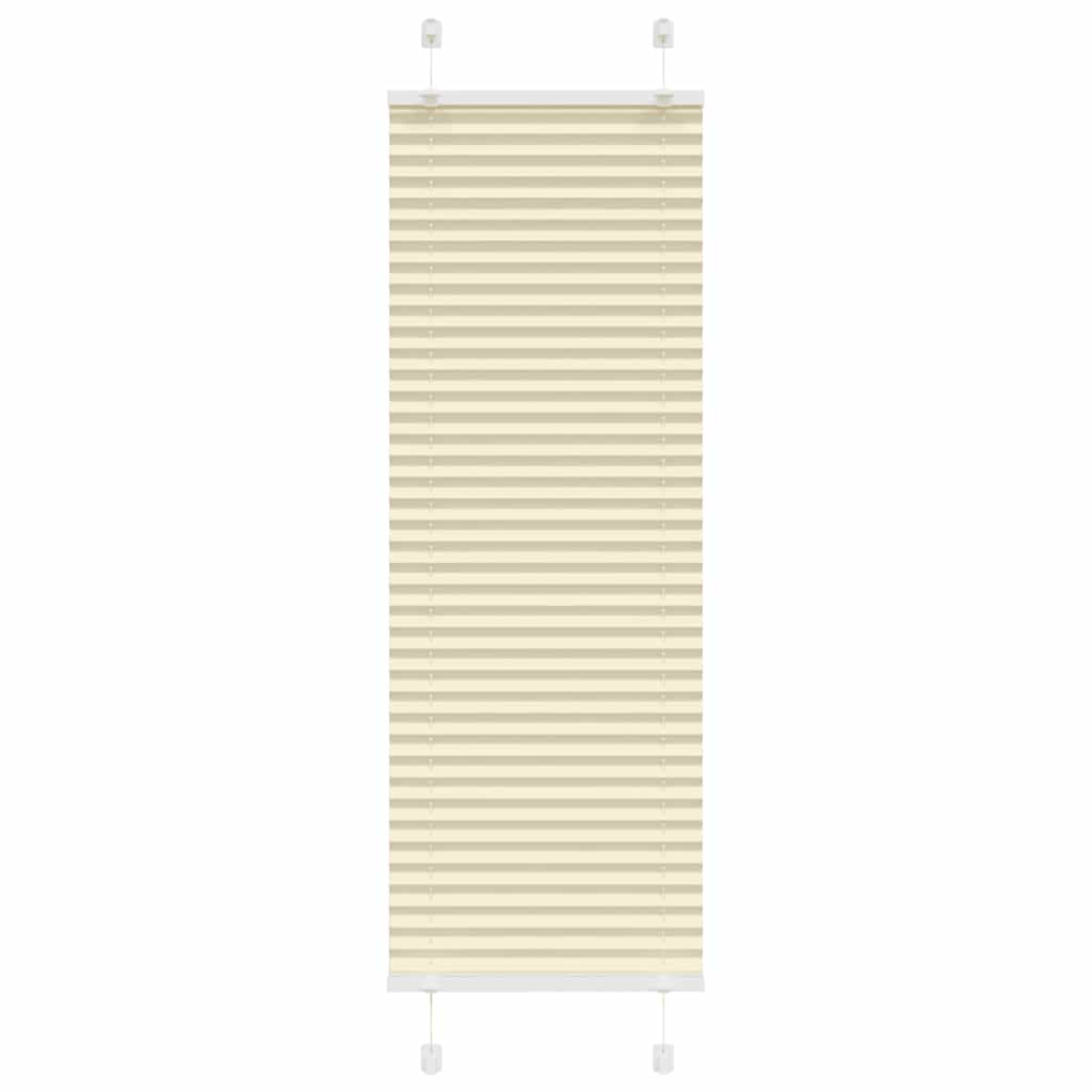 Vidaxx Plissee-Rollo 45x150 cm Stoffbreite 44,4 cm Polyester Creme