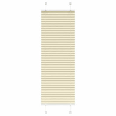 Vidaxx Plissee-Rollo 50x150 cm Stoffbreite 49,4 cm Polyester Creme