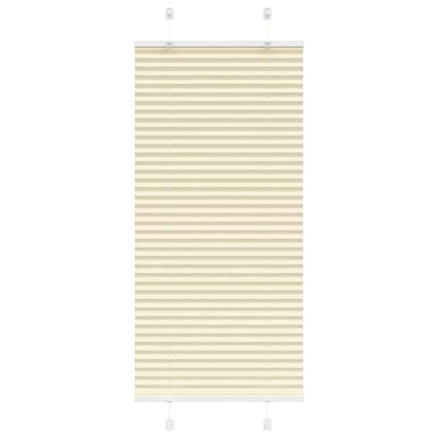 Vidaxx Plissee-Rollo 55x150 cm Stoffbreite 54,4 cm Polyester Creme