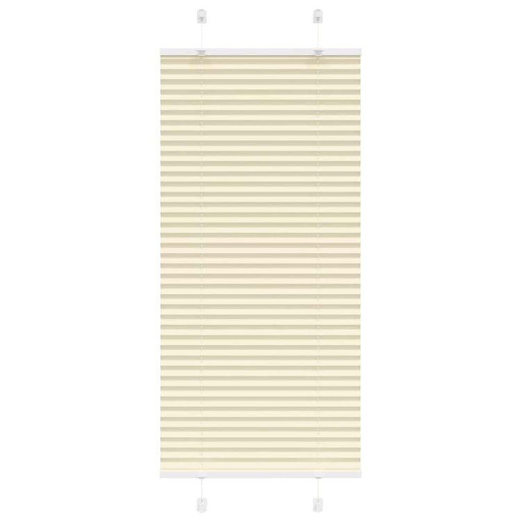 Vidaxx Plissee-Rollo 55x150 cm Stoffbreite 54,4 cm Polyester Creme
