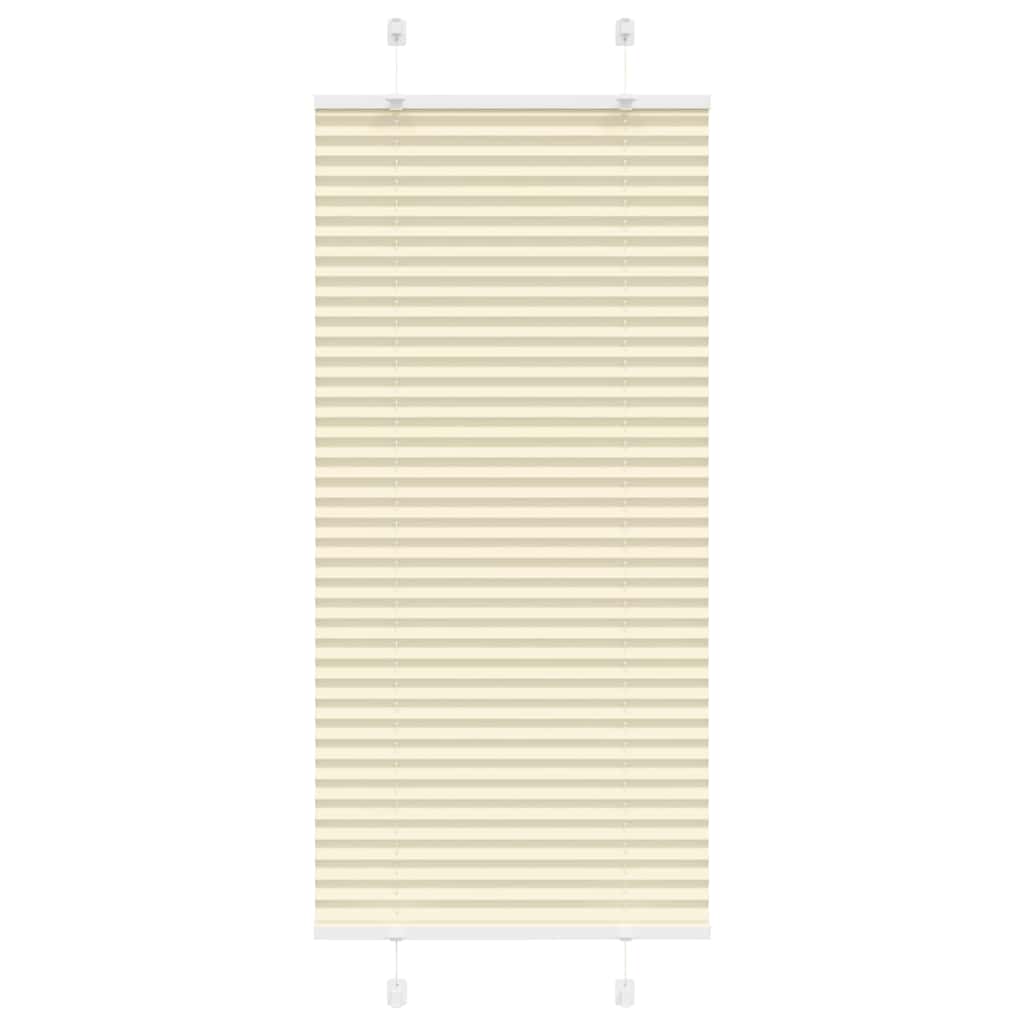 Vidaxx Plissee-Rollo 60x150 cm Stoffbreite 59,4 cm Polyester Creme