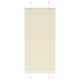 Vidaxx Plissee-Rollo 60x150 cm Stoffbreite 59,4 cm Polyester Creme