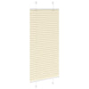 Vidaxx Plissee-Rollo 60x150 cm Stoffbreite 59,4 cm Polyester Creme