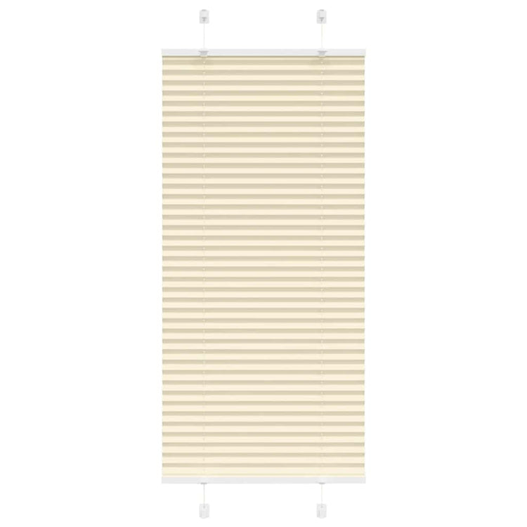 Vidaxx Plissee-Rollo 65x150 cm Stoffbreite 64,4 cm Polyester Creme
