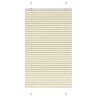 Vidaxx Plissee-Rollo 70x150 cm Stoffbreite 69,4 cm Polyester Creme
