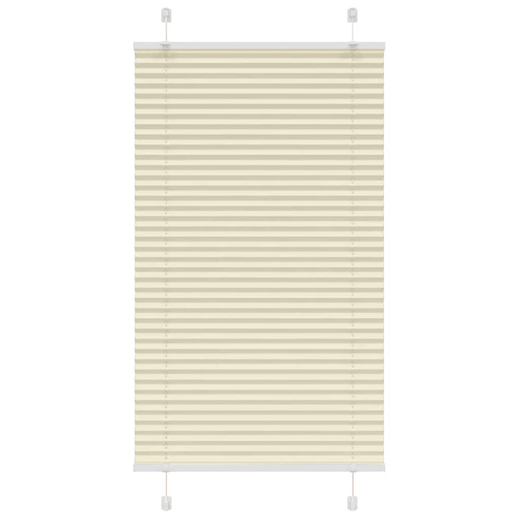 Vidaxx Plissee-Rollo 70x150 cm Stoffbreite 69,4 cm Polyester Creme