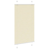 Vidaxx Plissee-Rollo 70x150 cm Stoffbreite 69,4 cm Polyester Creme - afbeelding 3