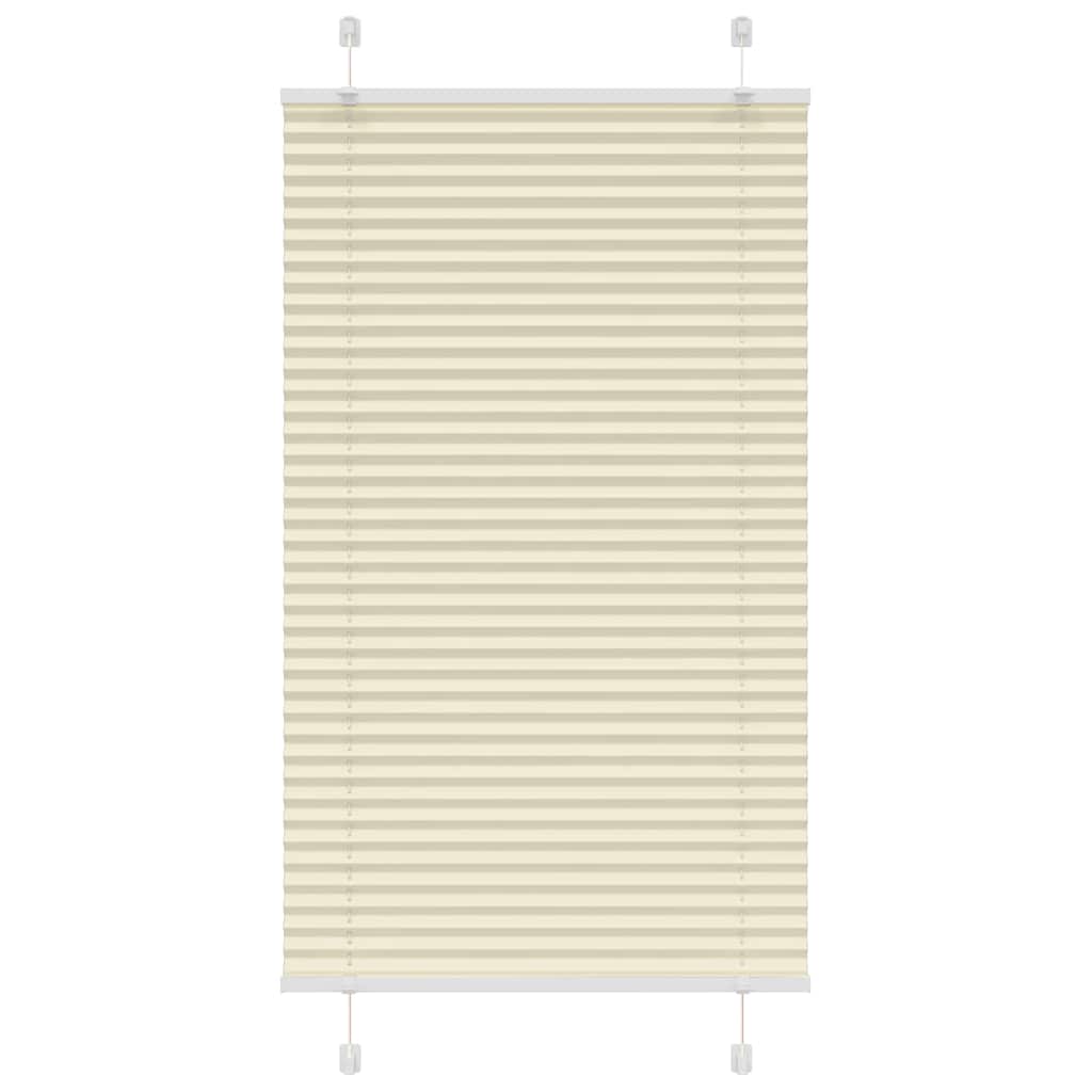 Vidaxx pleated roller blind 75x150 cm fabric width 74.4 cm polyester cream