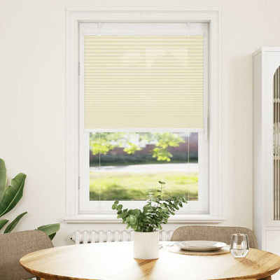 Vidaxx Plissee-Rollo 80x150 cm Stoffbreite 79,4 cm Polyester Creme