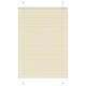 Vidaxx Plissee-Rollo 85x150 cm Stoffbreite 84,4 cm Polyester Creme