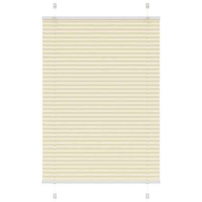 Vidaxx Plissee-Rollo 90x150 cm Stoffbreite 89,4 cm Polyester Creme