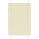 Vidaxx Plissee-Rollo 90x150 cm Stoffbreite 89,4 cm Polyester Creme