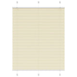 Vidaxx Plissee-Rollo 105x150cm Stoffbreite 104,4cm Polyester Creme - afbeelding 2