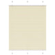 Vidaxx Plissee-Rollo 105x150cm Stoffbreite 104,4cm Polyester Creme