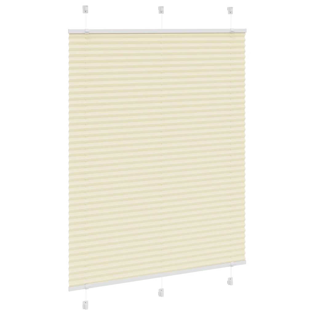 Vidaxx Plissee-Rollo 105x150cm Stoffbreite 104,4cm Polyester Creme