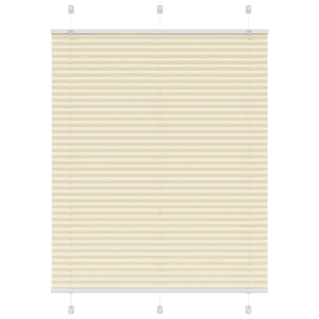 Vidaxx Plissee-Rollo 110x150cm Stoffbreite 109,4cm Polyester Creme