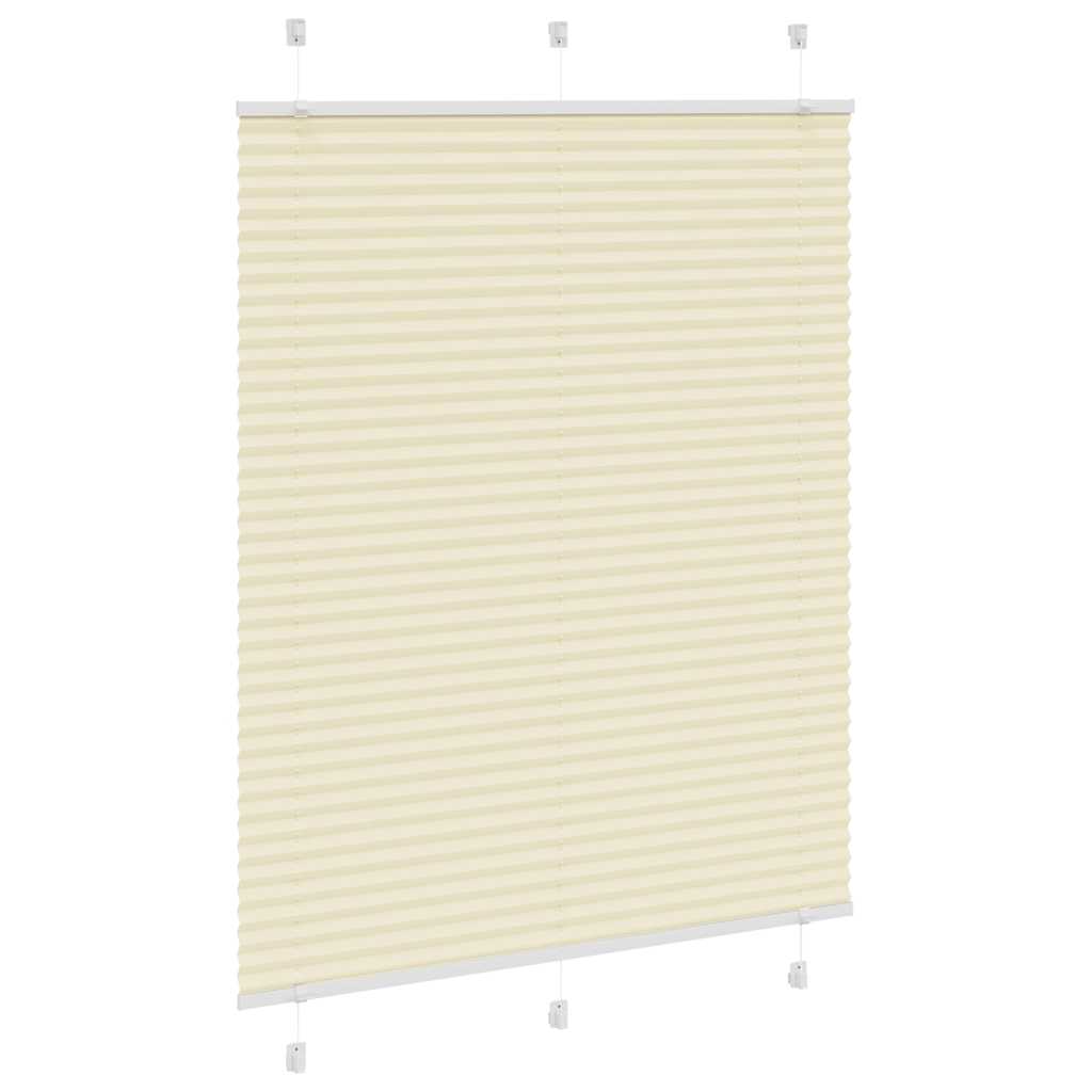 Vidaxx Plissee-Rollo 110x150cm Stoffbreite 109,4cm Polyester Creme
