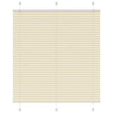 Vidaxx Plissee-Rollo 115x150cm Stoffbreite 114,4cm Polyester Creme - afbeelding 2