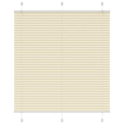 Vidaxx Plissee-Rollo 115x150cm Stoffbreite 114,4cm Polyester Creme