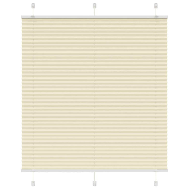 Vidaxx Plissee-Rollo 115x150cm Stoffbreite 114,4cm Polyester Creme