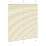 Vidaxx Plissee-Rollo 115x150cm Stoffbreite 114,4cm Polyester Creme - afbeelding 3