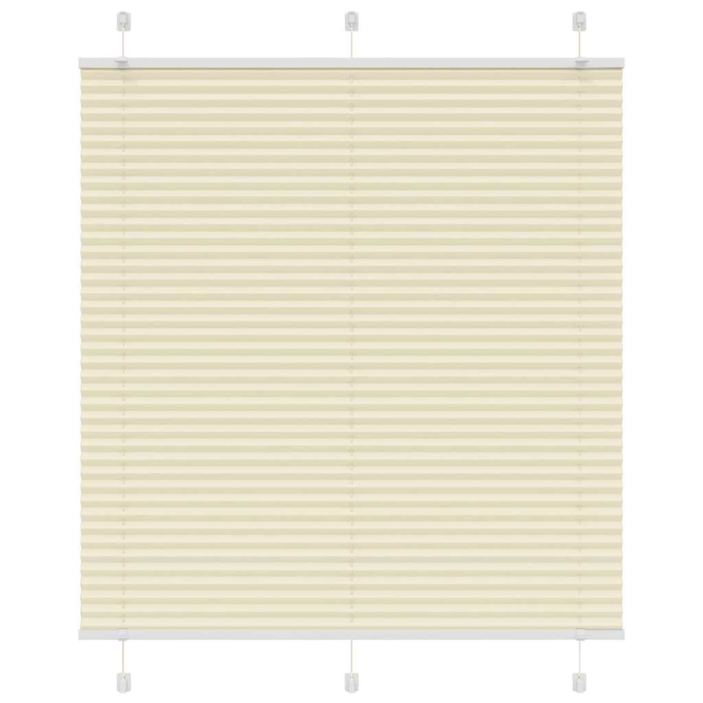 Vidaxx Plissee-Rollo 120x150cm Stoffbreite 119,4cm Polyester Creme