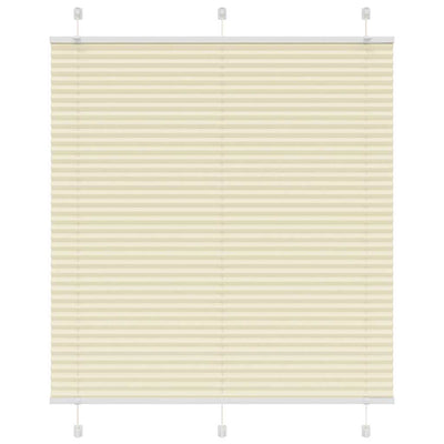 Vidaxx Plissee-Rollo 120x150cm Stoffbreite 119,4cm Polyester Creme