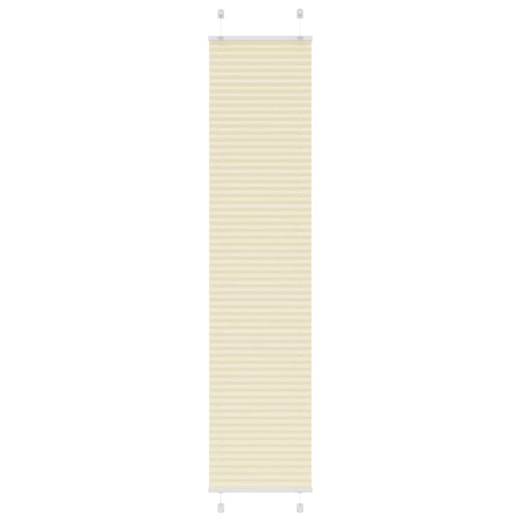 Vidaxx Plissee-Rollo 45x200 cm Stoffbreite 44,4 cm Polyester Creme