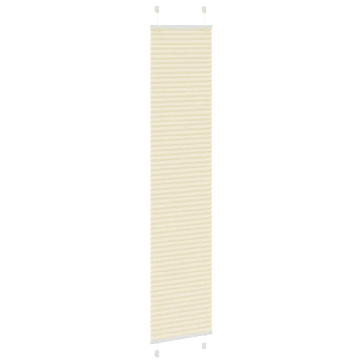 Vidaxx Plissee-Rollo 45x200 cm Stoffbreite 44,4 cm Polyester Creme