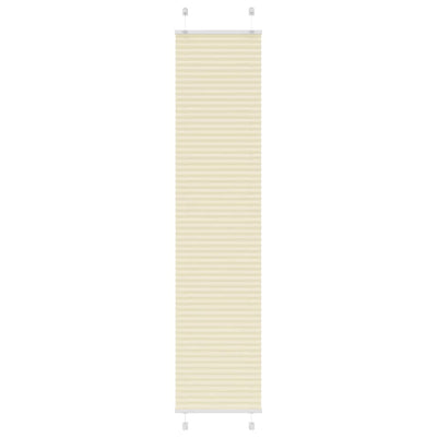 Vidaxx Plissee-Rollo 50x200 cm Stoffbreite 49,4 cm Polyester Creme