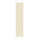 Vidaxx Plissee-Rollo 50x200 cm Stoffbreite 49,4 cm Polyester Creme